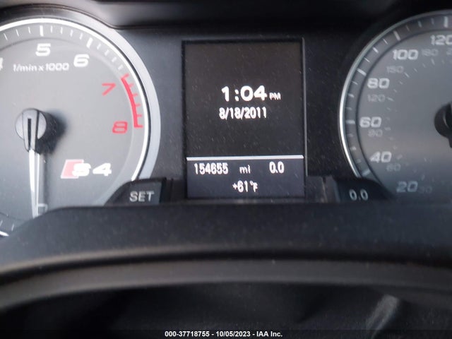 2011 AUDI S4 PRESTIGE VIN: WAUKGAFL1BA116250