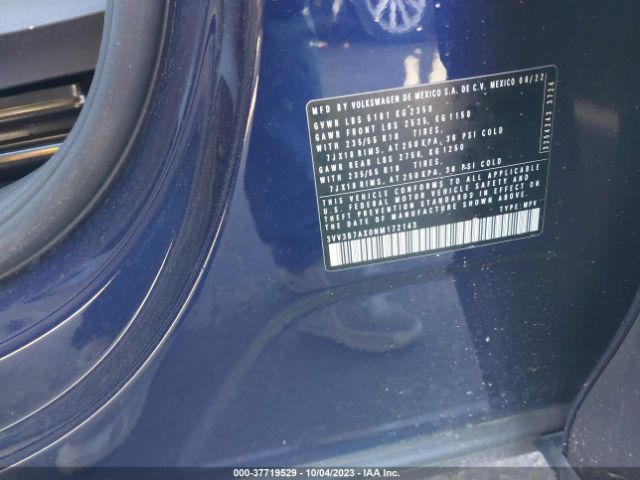 3VV3B7AX0NM172143 Volkswagen Tiguan 2.0t Se