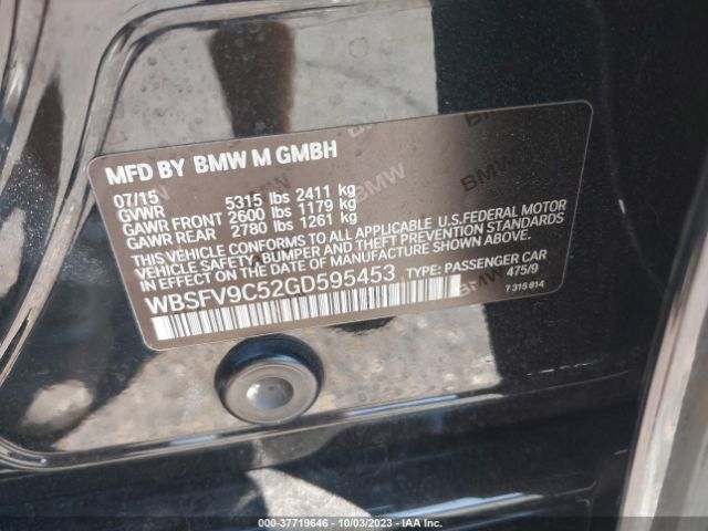 WBSFV9C52GD595453 BMW M5