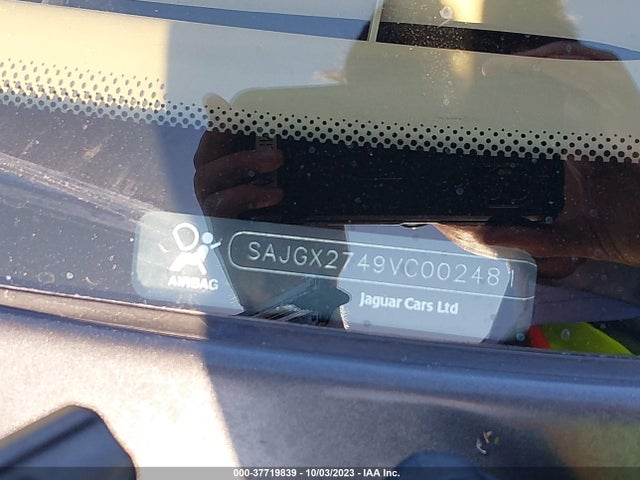 1997 JAGUAR XK8 VIN: SAJGX2749VC002481
