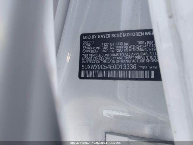 5UXWX9C54E0D13336 BMW X3 Xdrive28i