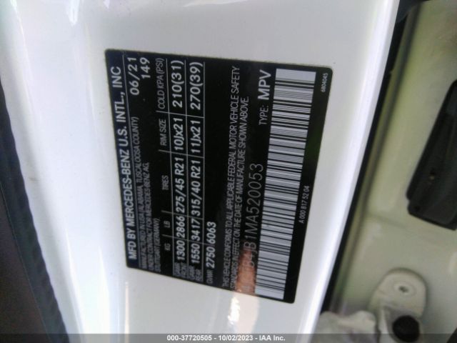 4JGFB4JB1MA520053 Mercedes-Benz Gle Gle 350
