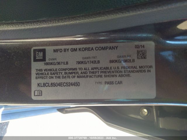 Chevrolet Spark Ev Lt 2014 KL8CL6S04EC524450 Image 12