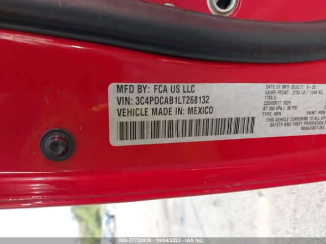 3C4PDCAB1LT268132 Dodge Journey Se Value