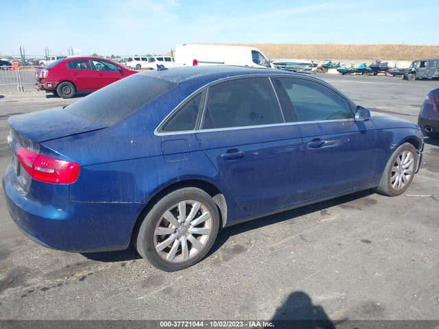 2013 AUDI A4 PREMIUM VIN: WAUAFAFL4DA123209