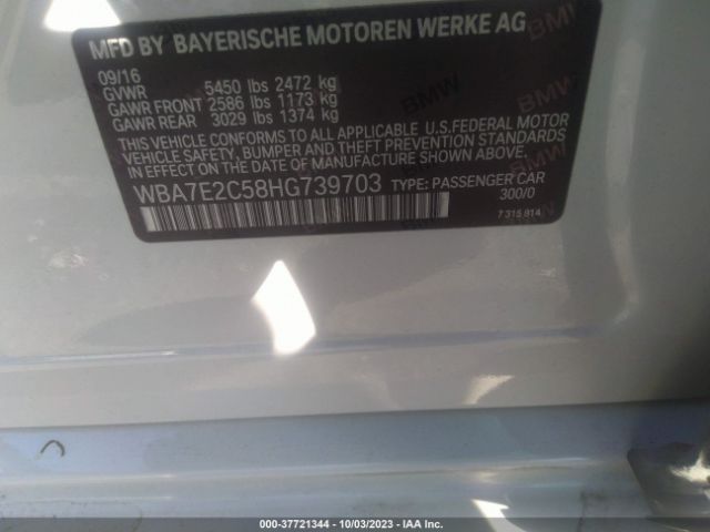 WBA7E2C58HG739703 BMW 7 Series 740i