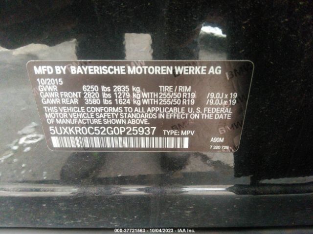 5UXKR0C52G0P25937 BMW X5 Xdrive35i