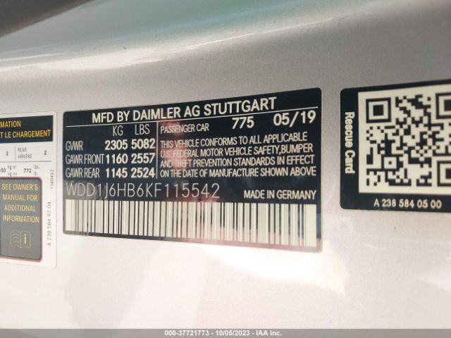 WDD1J6HB6KF115542 Mercedes-Benz E-class E 450
