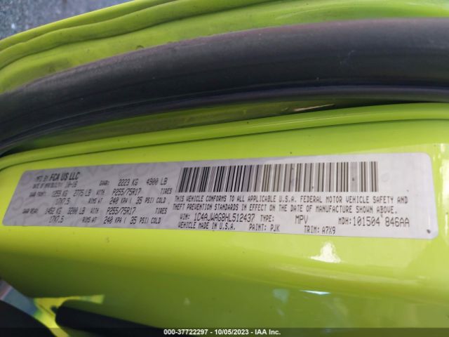 1C4AJWAG8HL512437 Jeep Wrangler Sport