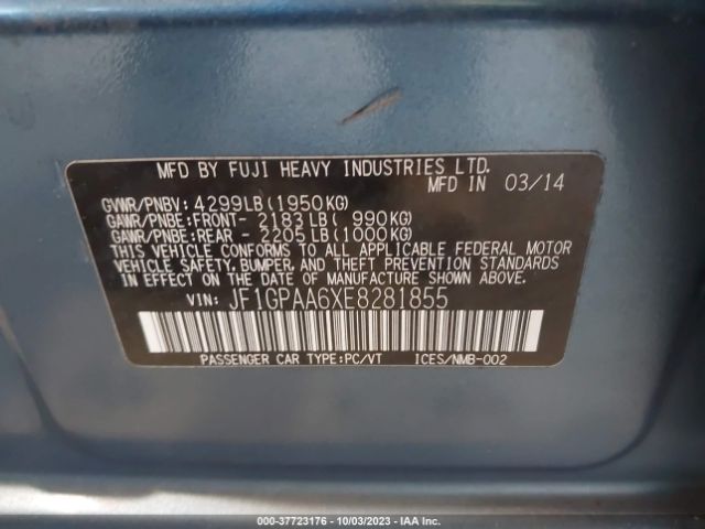 JF1GPAA6XE8281855 Subaru Impreza Wagon 2.0i