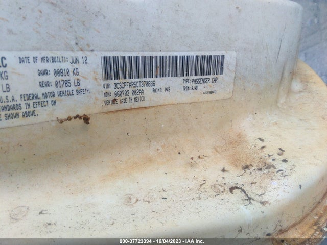 2012 FIAT 500 3C3CFFAR5CT370836 Photo 8