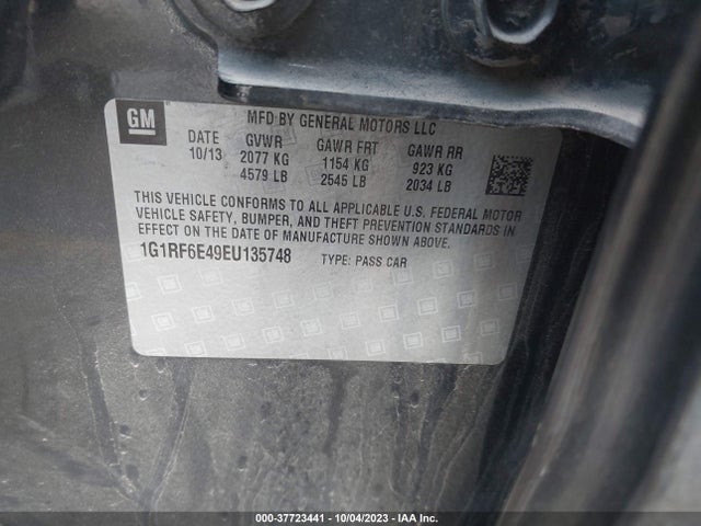 Chevrolet Volt 2014 1G1RF6E49EU135748 Image 9
