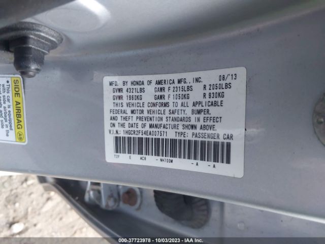 1HGCR2F54EA007571 Honda Accord Sedan Sport