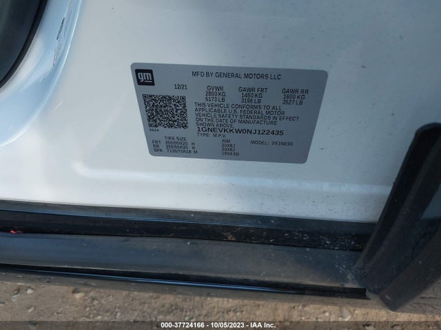 Chevrolet Traverse Premier 2022 1GNEVKKW0NJ122435 Image 9
