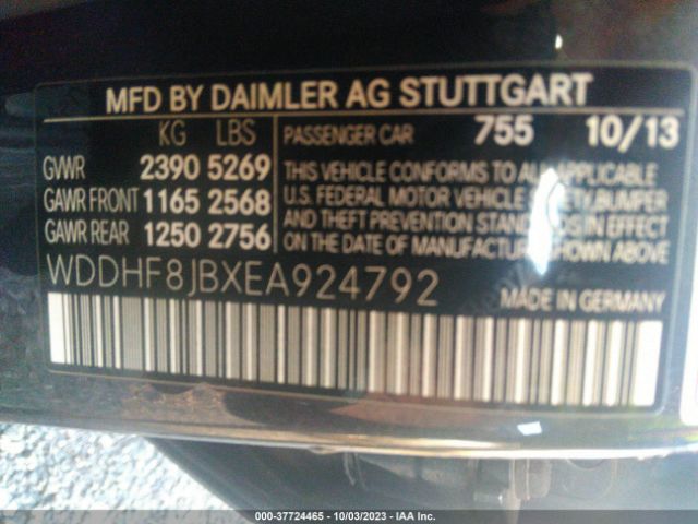 WDDHF8JBXEA924792 Mercedes-Benz E-class E 350