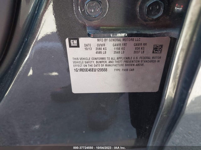 Chevrolet Volt 2014 1G1RE6E46EU129568 Image 9