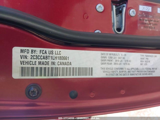 Chrysler 300 300s 2020 2C3CCABT1LH180661 Image 9