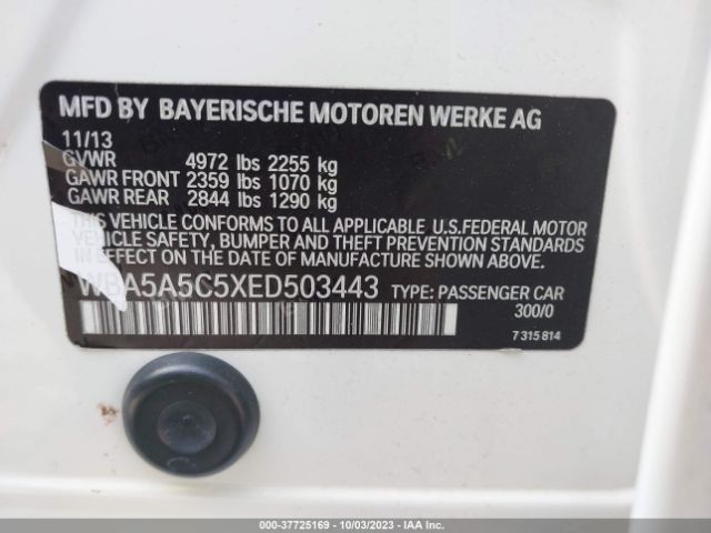 WBA5A5C5XED503443 BMW 5 Series 528i