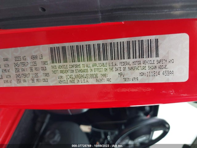 1C4GJXAG0KW518836 Jeep Wrangler Sport S