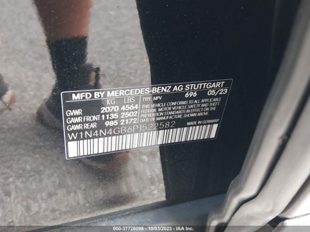 W1N4N4GB6PJ522582 Mercedes-Benz Gla Gla 250