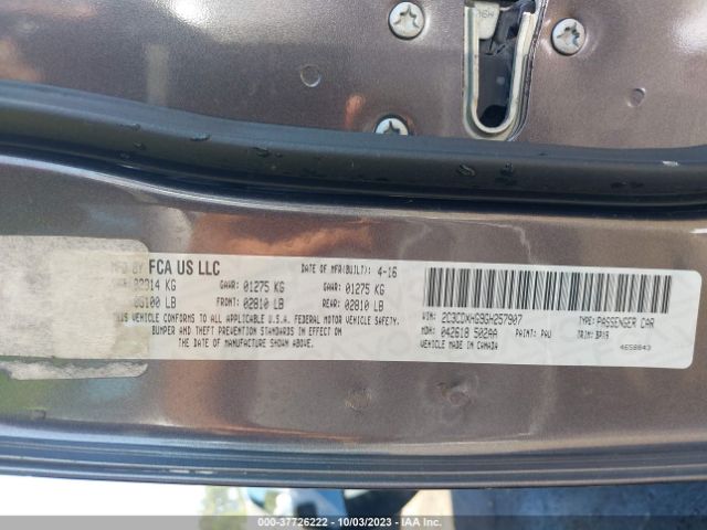 2C3CDXHG9GH257907 Dodge Charger Sxt