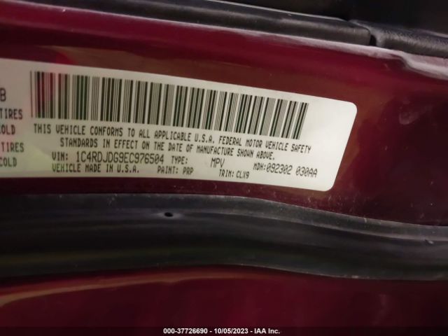 1C4RDJDG9EC976504 Dodge DURANGO LIMITED