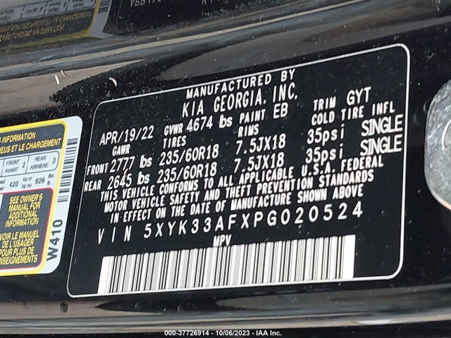 KIA Sportage Ex 2023 5XYK33AFXPG020524 Image 9