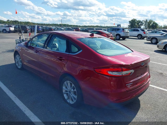 2019 FORD FUSION HYBRID SE VIN: 3FA6P0LU1KR192512