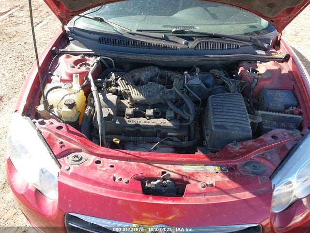 2004 CHRYSLER SEBRING LXI VIN: 1C3EL55R64N310829