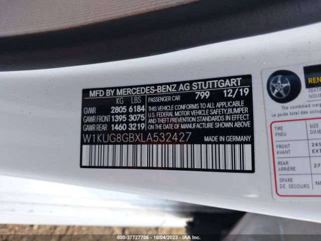 W1KUG8GBXLA532427 Mercedes-Benz S 560 4matic