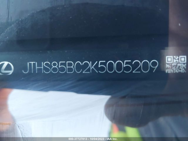 2019 LEXUS RC JTHS85BC2K5005209 Photo 8