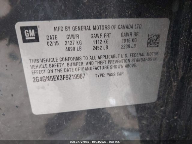 2G4GN5EX3F9219967 Buick Regal Turbo/e-assist Premium I