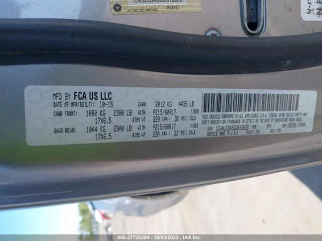 1C4NJCBA5GD615625 Jeep Compass Sport
