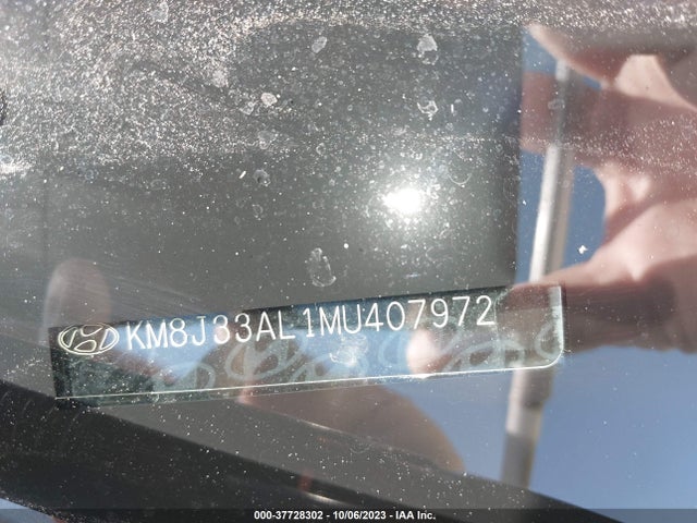 2021 HYUNDAI TUCSON ULTIMATE VIN: KM8J33AL1MU407972