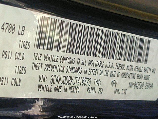 3C4NJDDBXJT410573 Jeep Compass Trailhawk