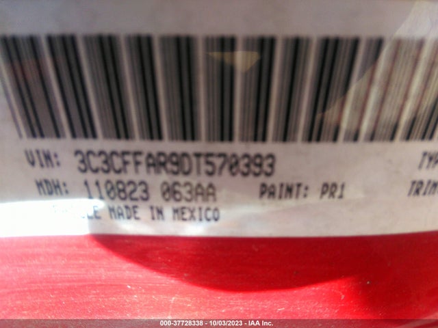 2013 FIAT 500 3C3CFFAR9DT570393 Photo 8