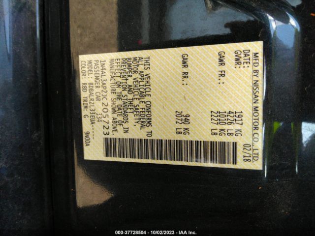 1N4AL3AP2JC205723 Nissan Altima 2.5 Sl