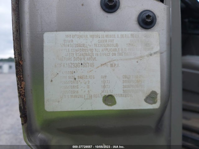 2003 CHEVROLET SUBURBAN 3GNFK16Z93G165746 Photo 8
