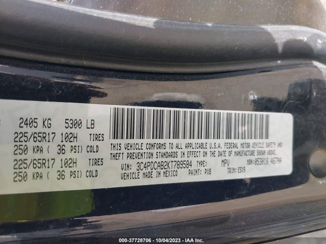 Dodge Journey Se Value Package 2019 3C4PDCAB2KT789584 Image 9