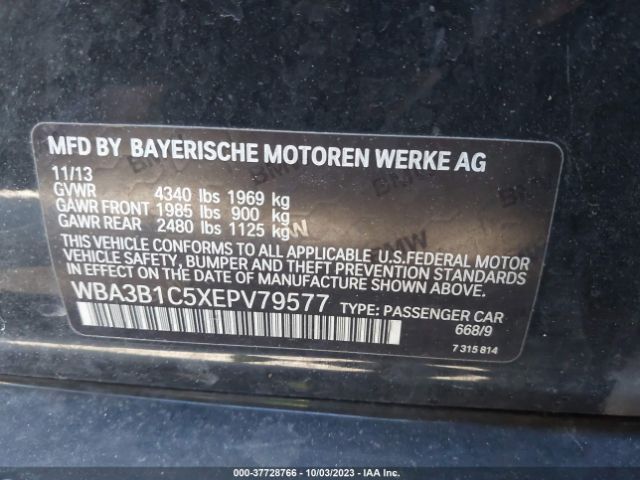 WBA3B1C5XEPV79577 BMW 3 Series 320i