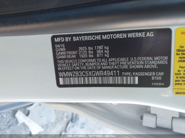 WMWZB3C5XGWR49411 Mini COOPER COUNTRYMAN