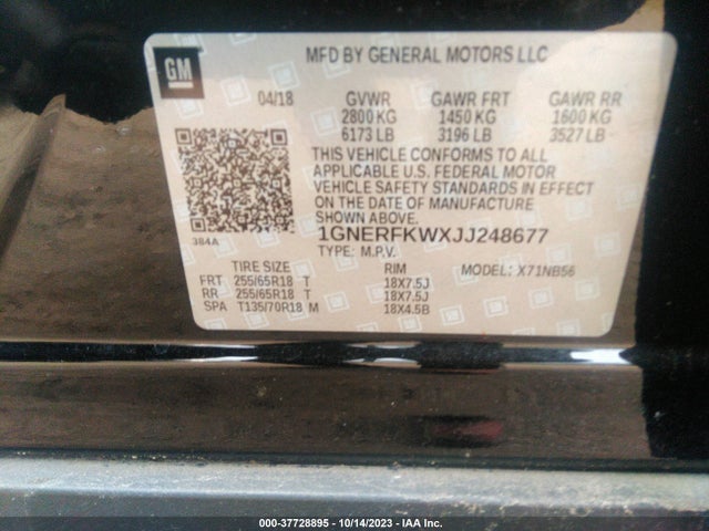 Chevrolet Traverse Ls 2018 1GNERFKWXJJ248677 Image 9