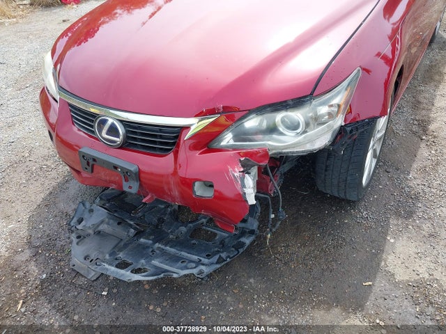 2013 LEXUS CT 200H HYBRID VIN: JTHKD5BHXD2135122