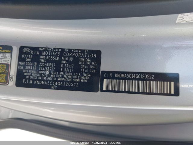 KNDMA5C14G6120522 KIA Sedona L