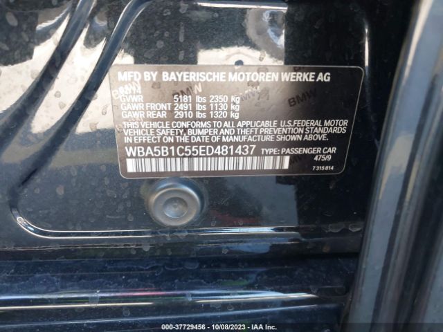 WBA5B1C55ED481437 BMW 5 Series 535i