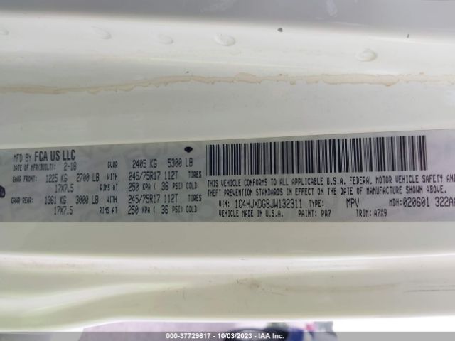 1C4HJXDG8JW132311 Jeep Wrangler Unlimited Sport S