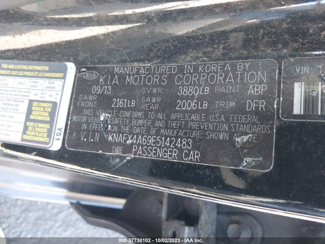 KIA FORTE LX 2014 KNAFX4A69E5142483 Image 9