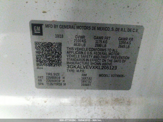 GMC Terrain Slt 2019 3GKALVEVXKL205123 Image 9