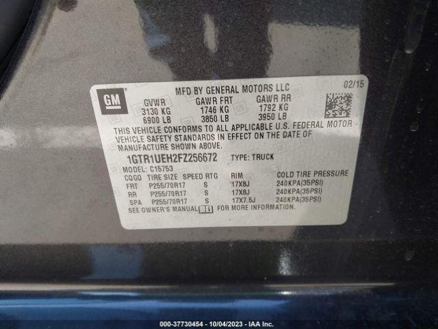 1GTR1UEH2FZ256672 GMC Sierra 1500 Sle