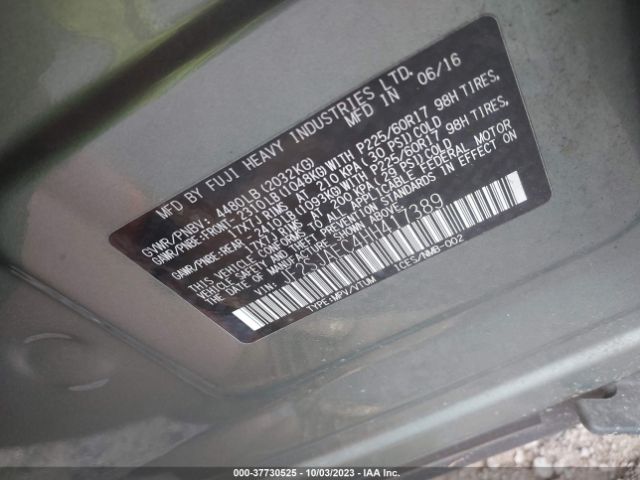 JF2SJAEC4HH417389 Subaru Forester Premium